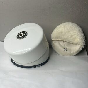 Chanel No. 5 Bath Powder Container with Puff